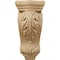 Ekena Millwork 3 1/2"W x 2 7/8"D x 7 3/4"H Small Farmingdale Acanthus Corbel, Cherry COR03X02X07FRCH - alternate 3